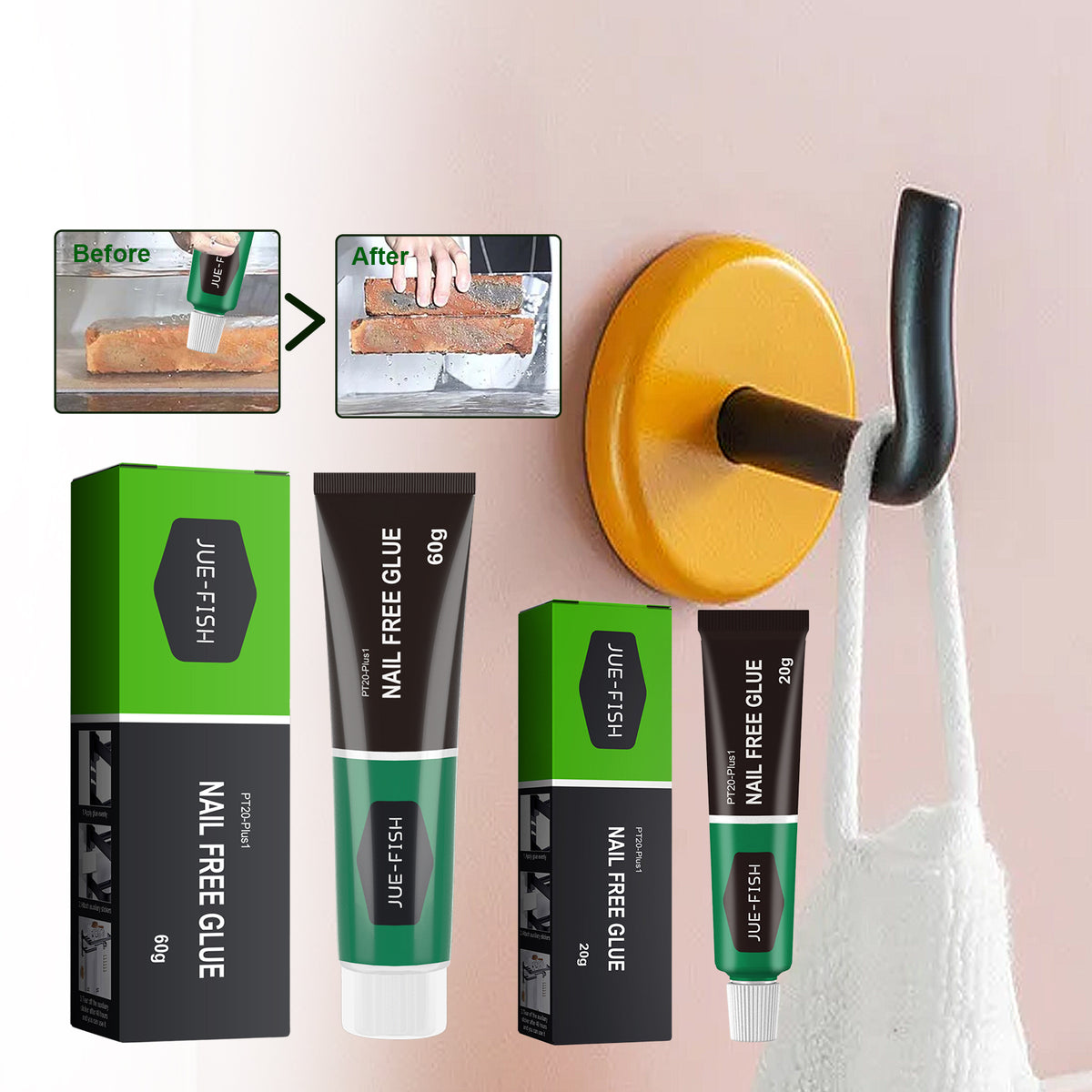 Nail-Free Adhesive for Fast Heavy-Duty Home Repairs