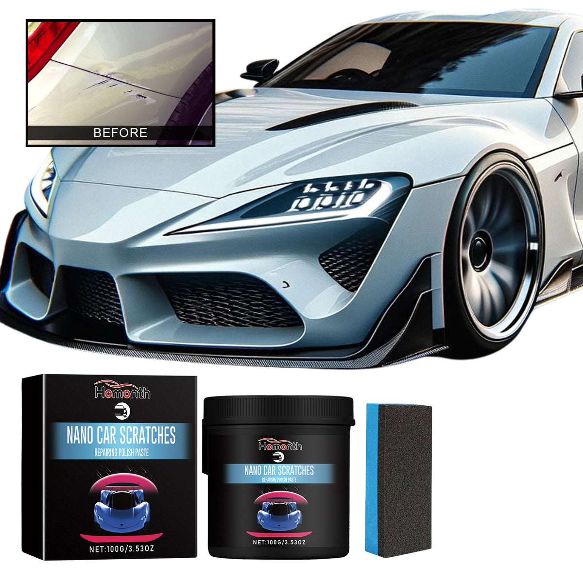 Car Scratch Repair Polish Paste for Scuff Marks