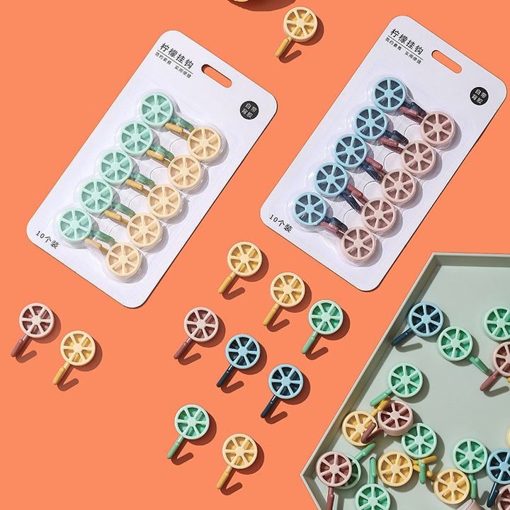Traceless Wall Hooks for Renters: No-Drill Lemon Hooks