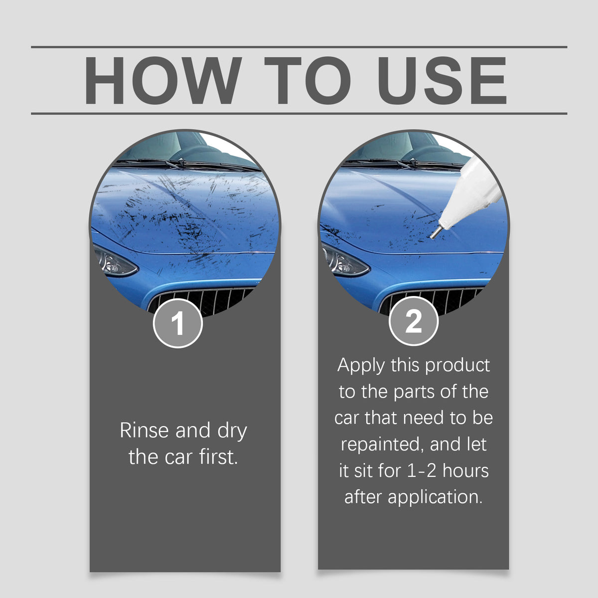 White Car Scratch Repair Pen - DIY Paint Touch Up
