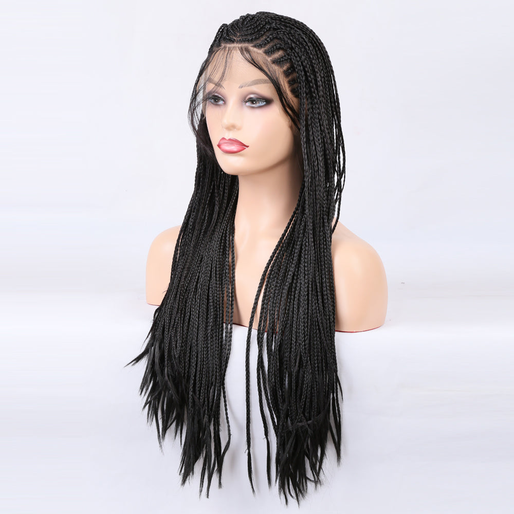 Braided Lace Front Wig for Instant Long Glamorous Style