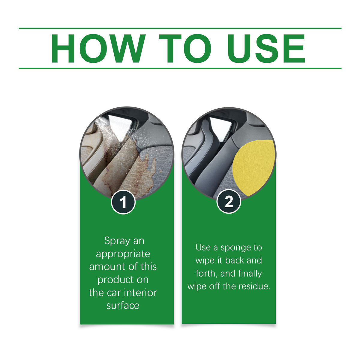 Car Interior Foam Cleaner for Deep, Fresh Surfaces