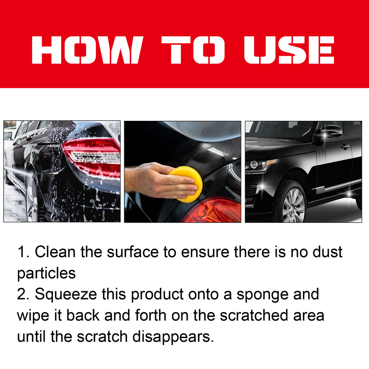 Car Scratch Remover Paste for Quick Paint Repair Kit