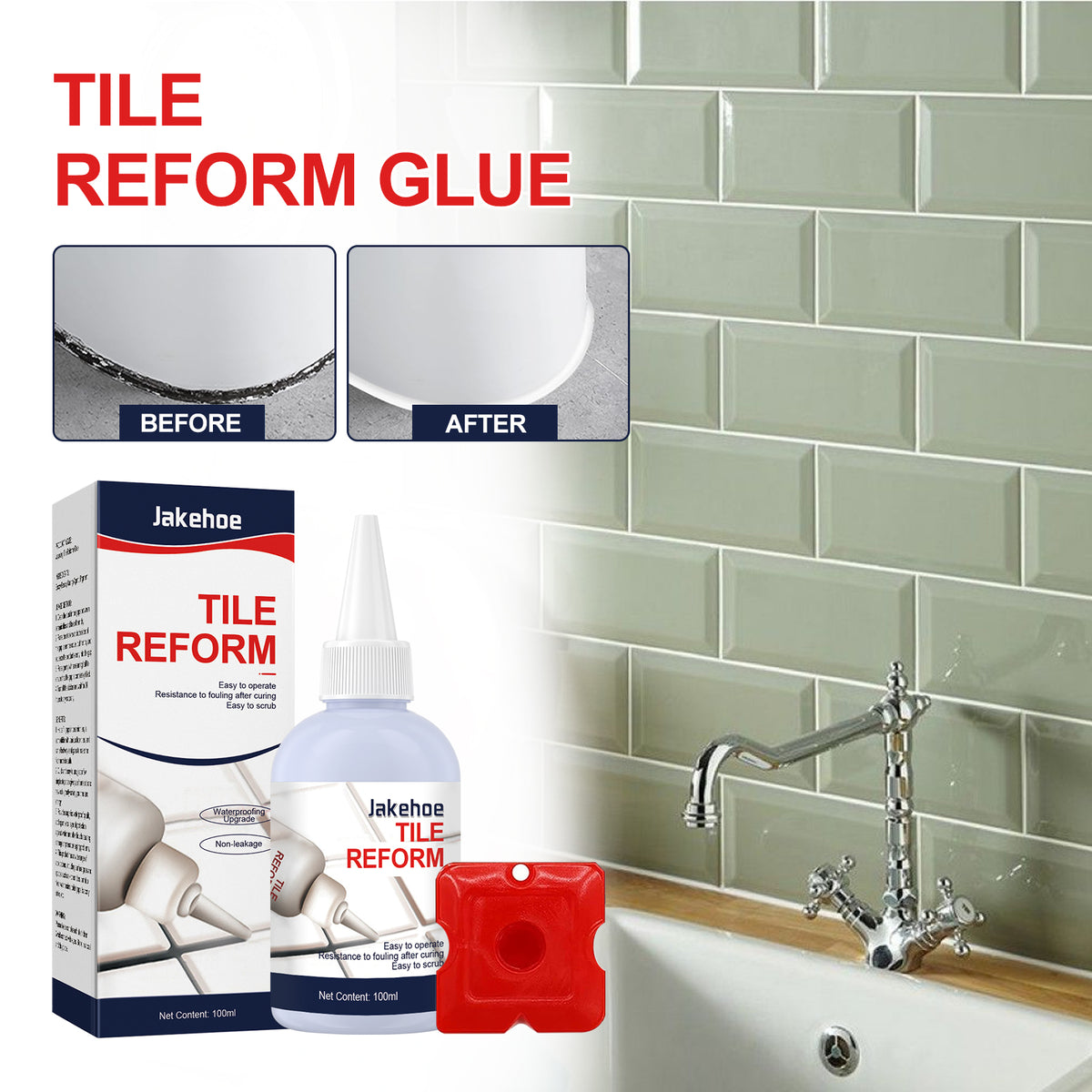 Tile Grout Repair Filler for Clean, Protected Joints