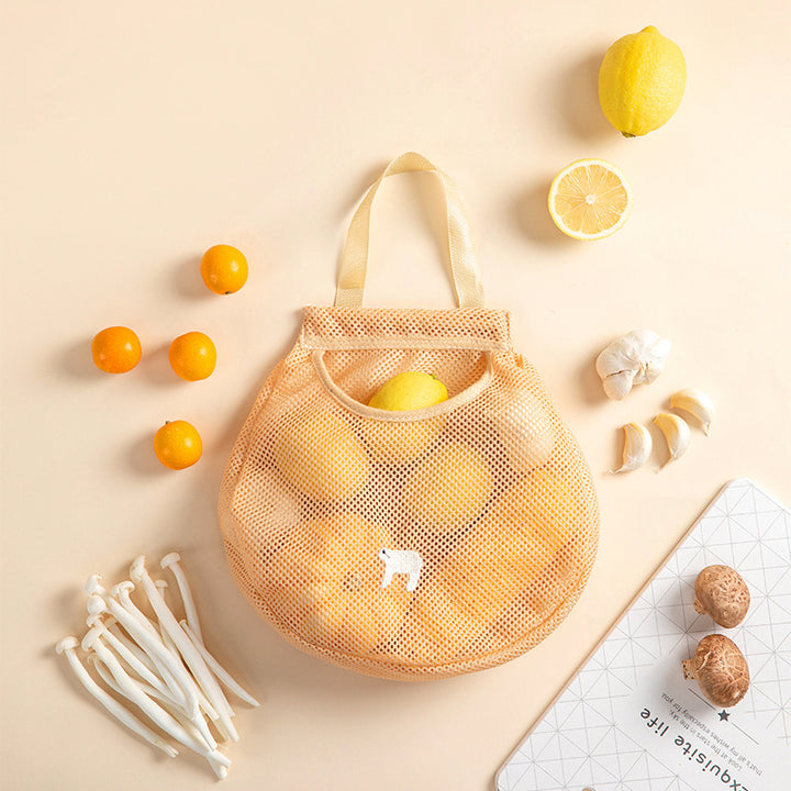 Wall Hanging Mesh Potato Onion Garlic Storage Bag