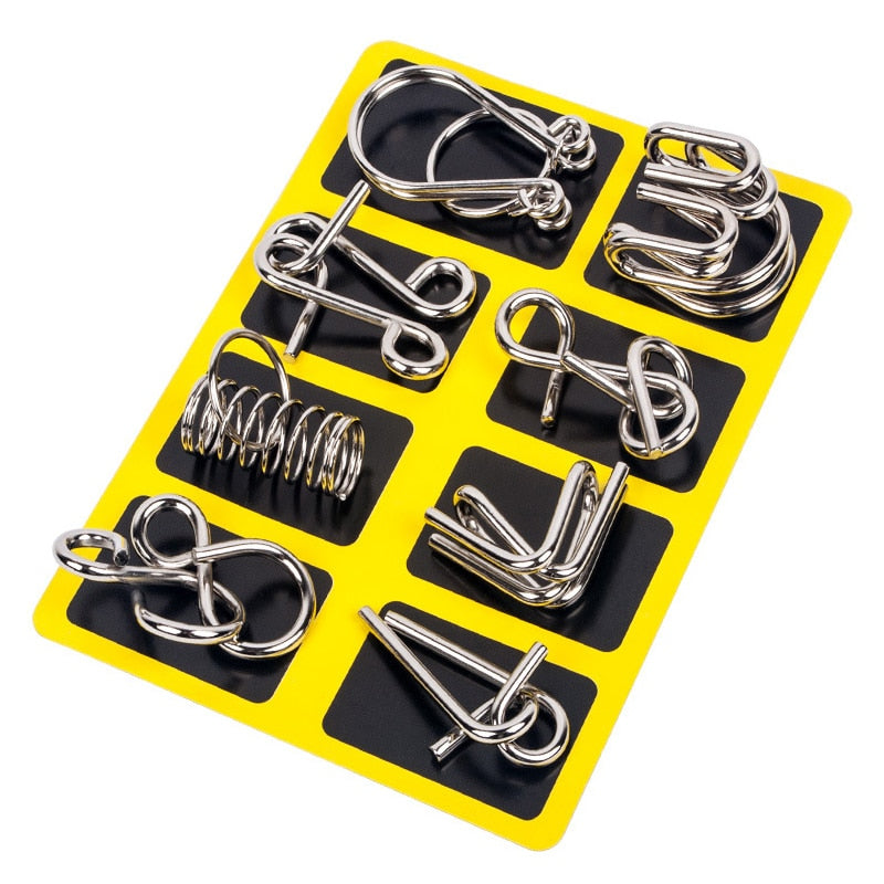 Metal Montessori Puzzle Set for Screen-Free Brain Play