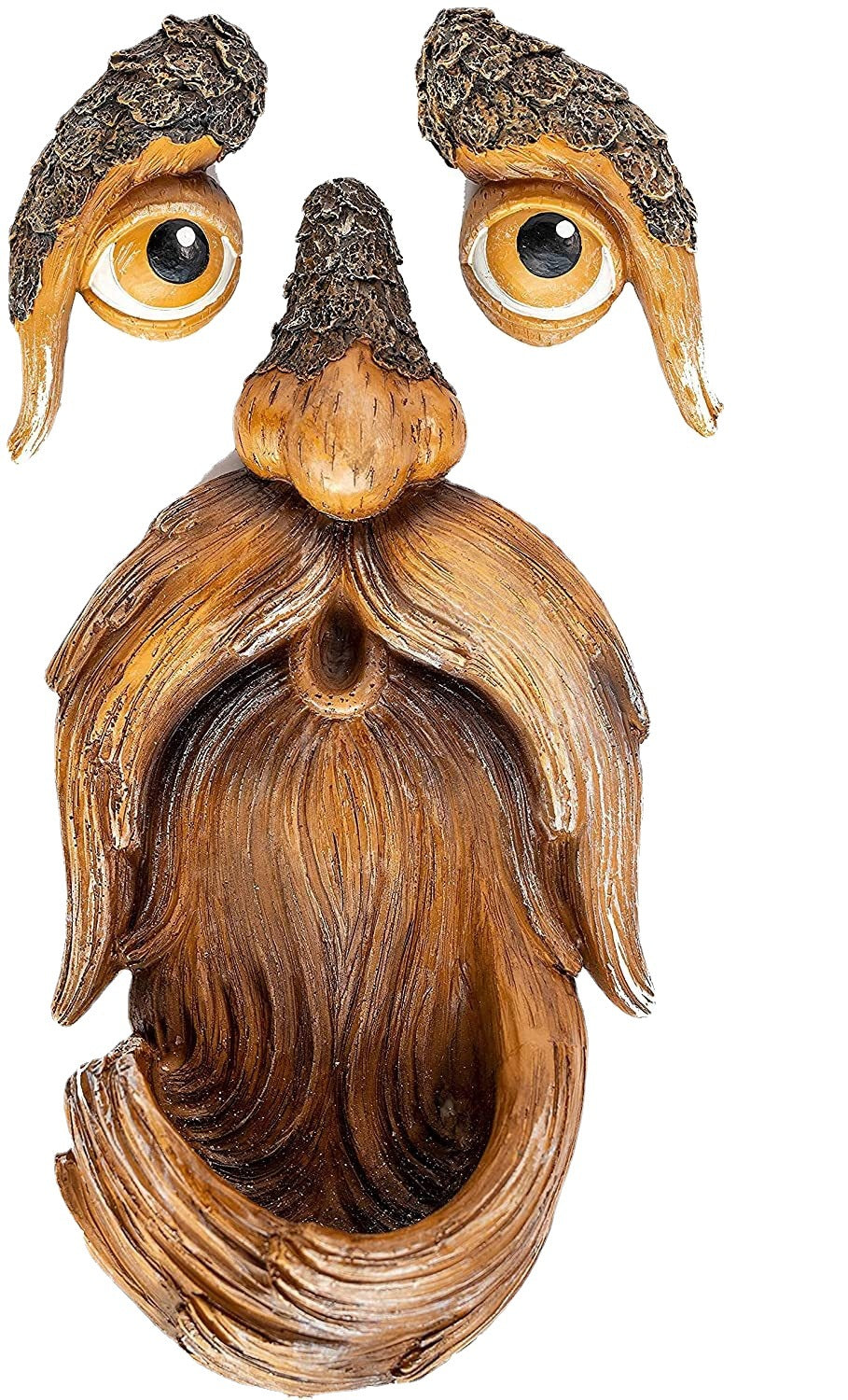 Bird Feeder Tree Face Garden Decor for Outdoor Walls
