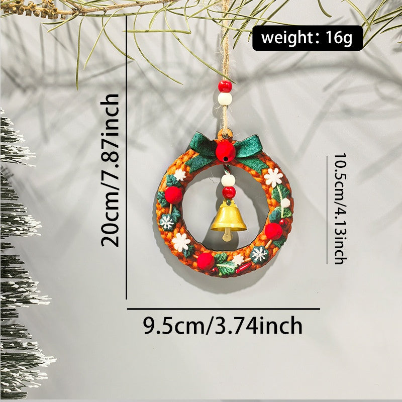 Wooden Christmas Ornaments for Cheerful Tree Charm