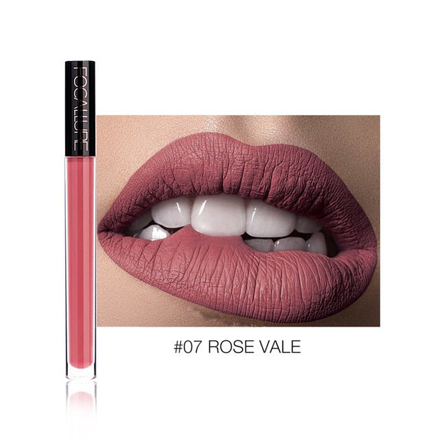 Liquid Lipstick Matte Color, Waterproof Kiss-Proof Wear