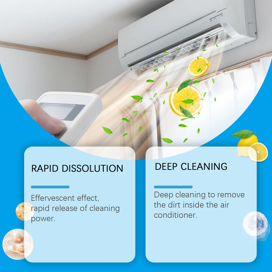 AC Cleaning Tablets — Deep Clean Fins & Kill Odors