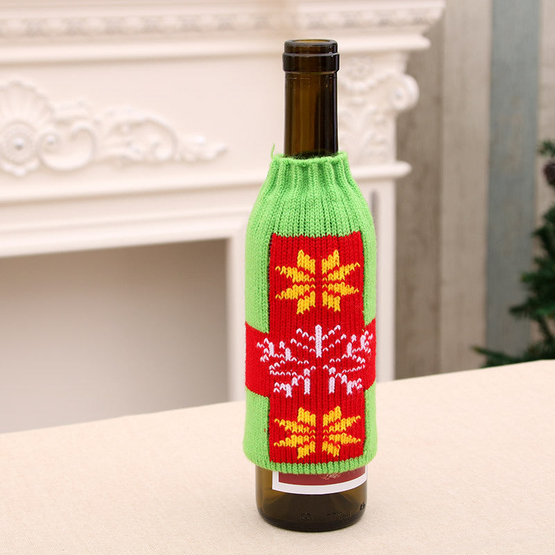Christmas Bottle Covers for Festive Holiday Tables