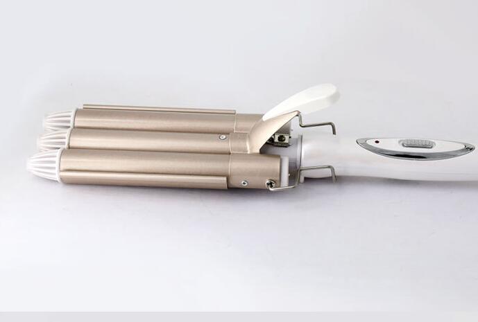 Triple Barrel Hair Waver for Faster, Salon-Style Waves
