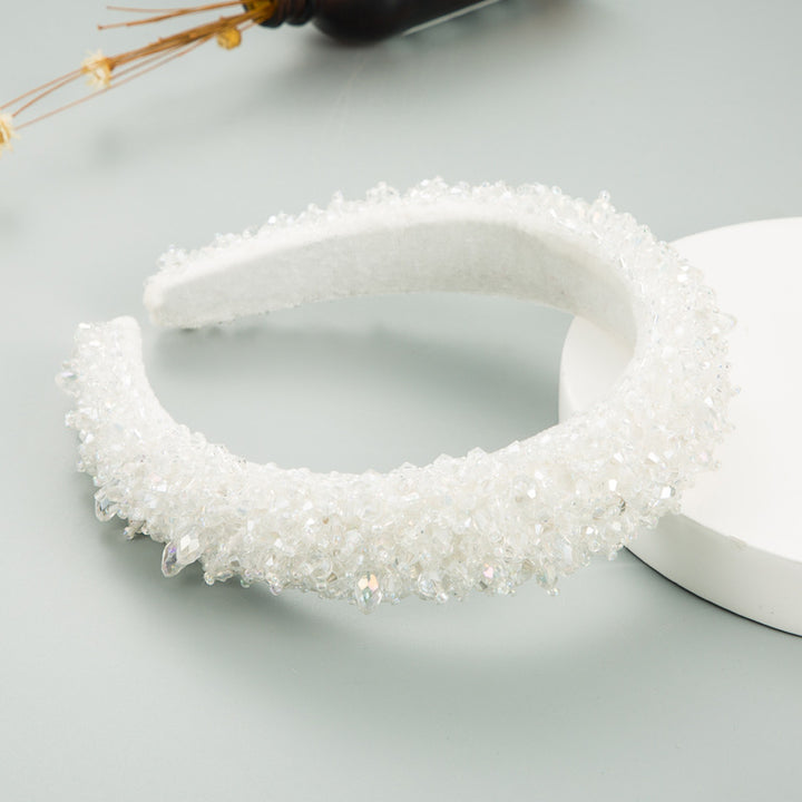 Crystal Beaded Headband for Glamorous Statement Style