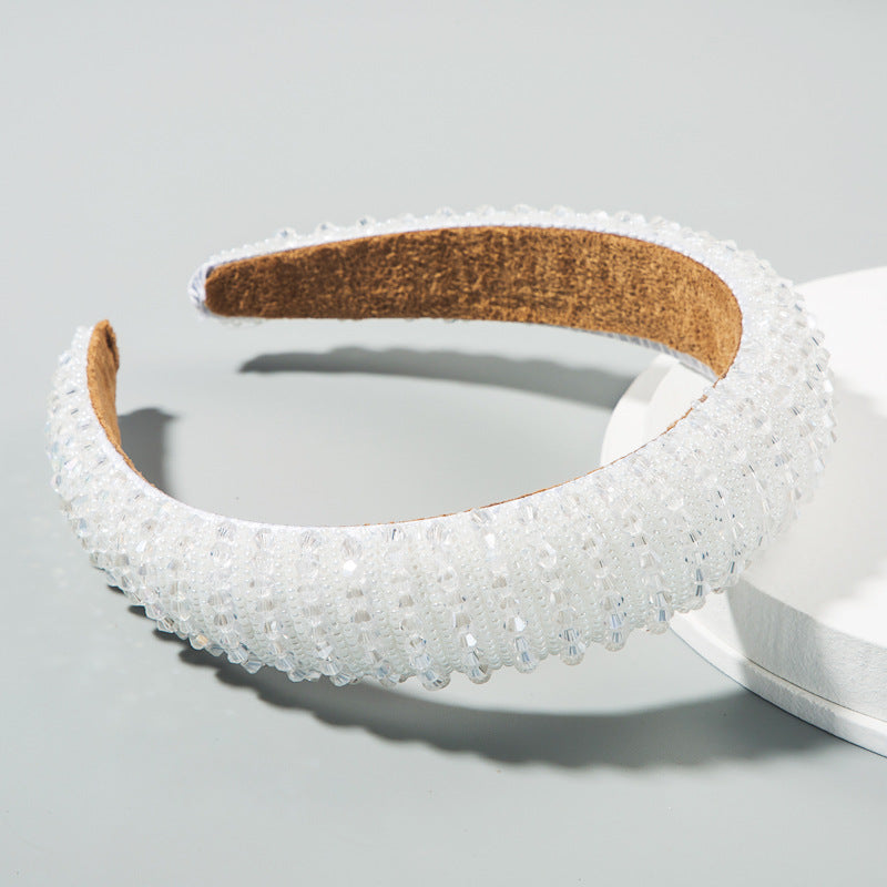 Hand-Woven Beaded Hair Hoop for Instant Polished Style
