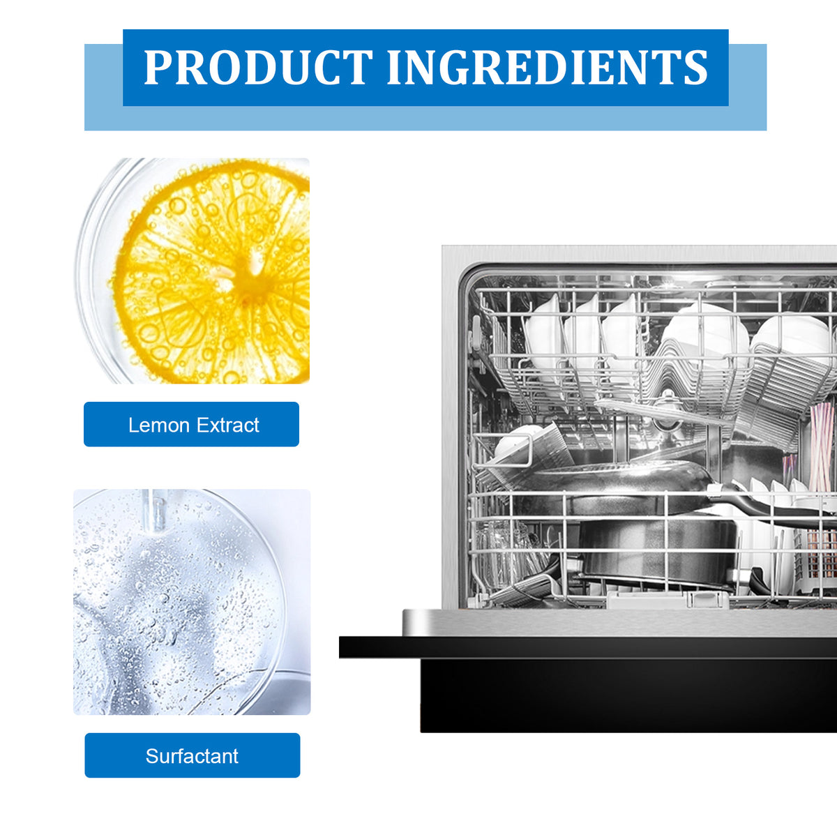 Dishwasher Cleaner for Oil, Scale & Odor Control Care
