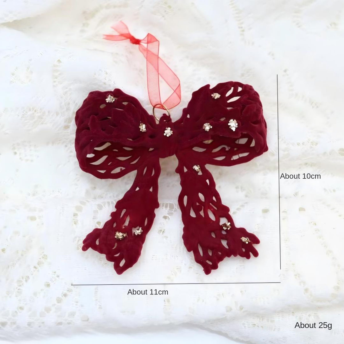Christmas Door Hanger Wreath Set for Rich Red Holiday Decor