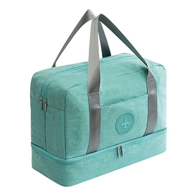 Waterproof Travel Duffle Bag with Separate Shoe Compartment