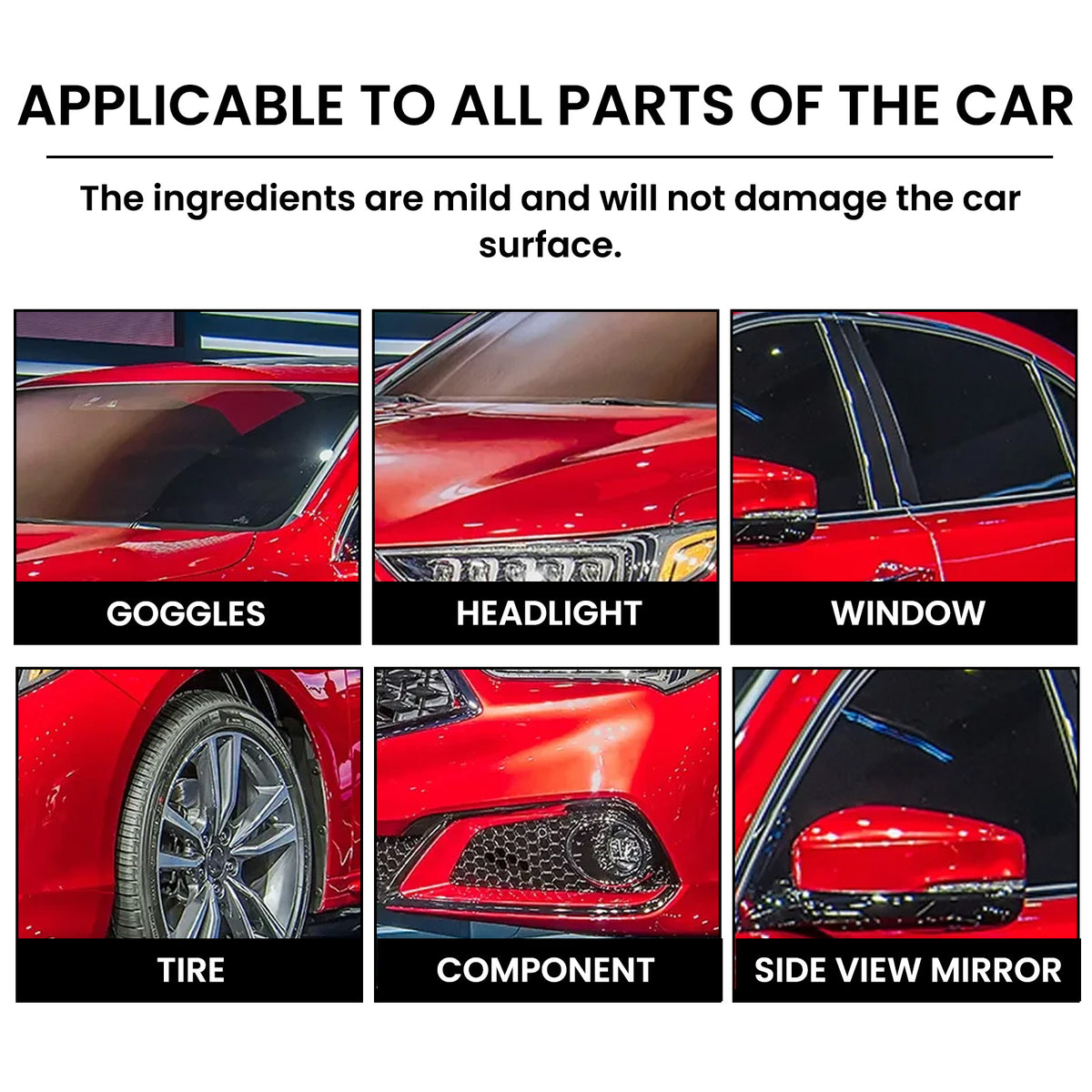 Nano Car Coating Spray for Glossy, Water-Repellent Paint
