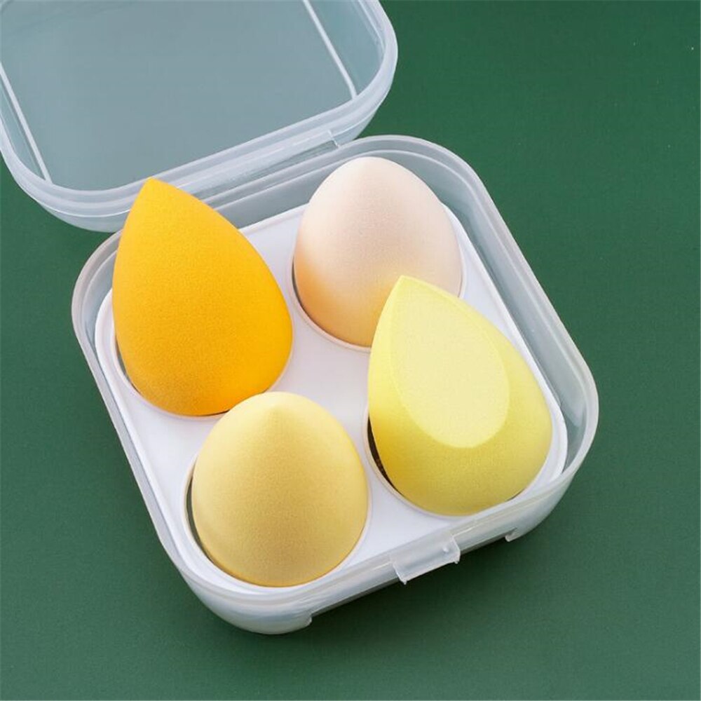 Makeup Sponge Set — Flawless Blending with 4 Velvety Puffs