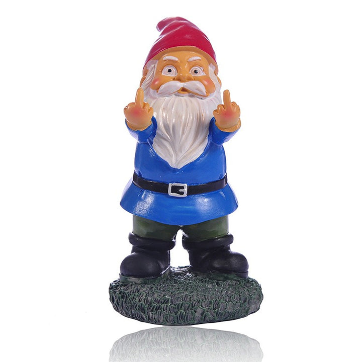 Funny Garden Gnome Statue - Cheeky Resin Yard Decor