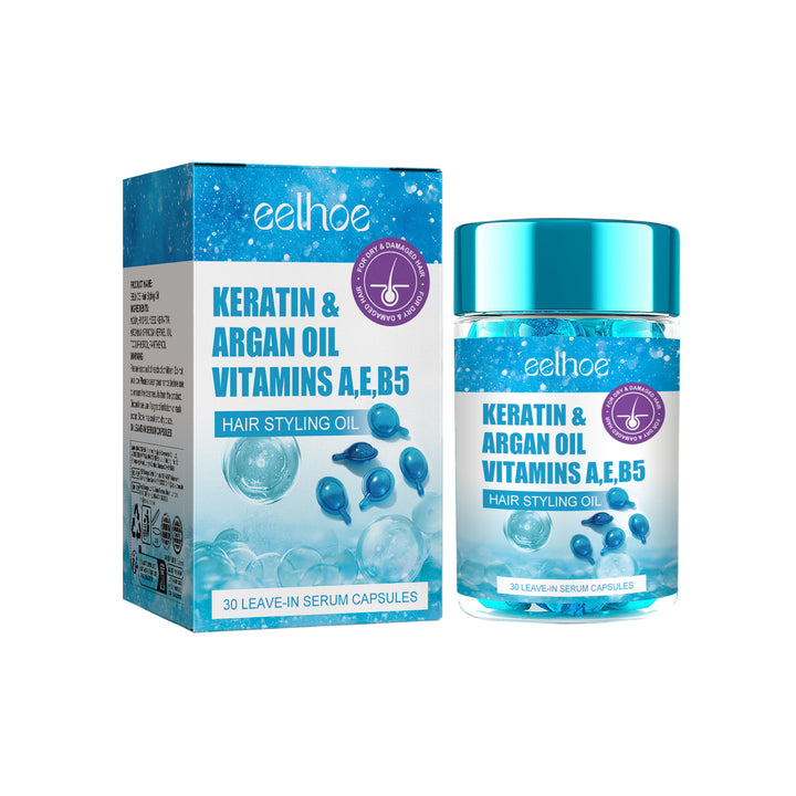 Hair Serum Capsules for Smooth, Shiny, Manageable Hair