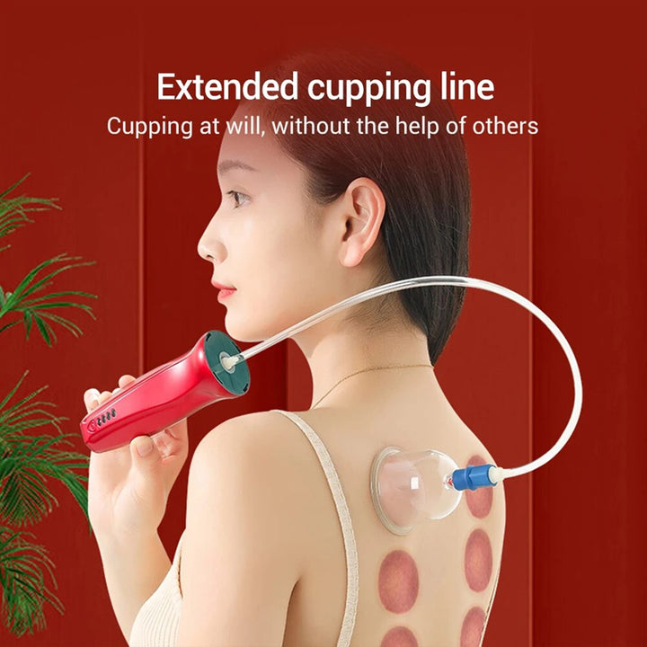 Electric Cupping & Gua Sha Massager — Full Back Relief