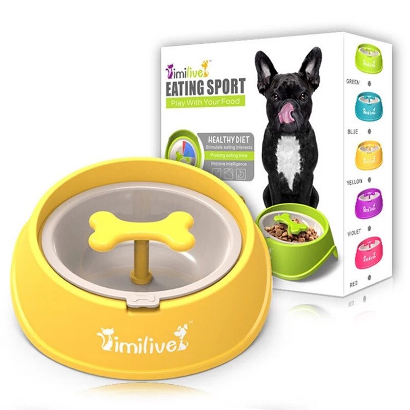 Rotary Slow Feeder Dog Bowl for Healthier Daily Eating