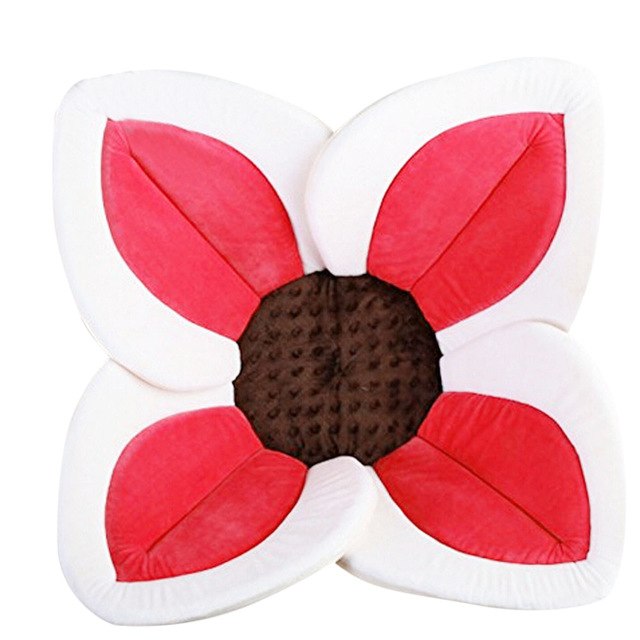 Blooming Flower Baby Bath Mat for Sink Newborn Support