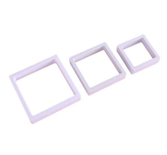 Clear Suspension Jewelry Box Set for Rings & Earrings