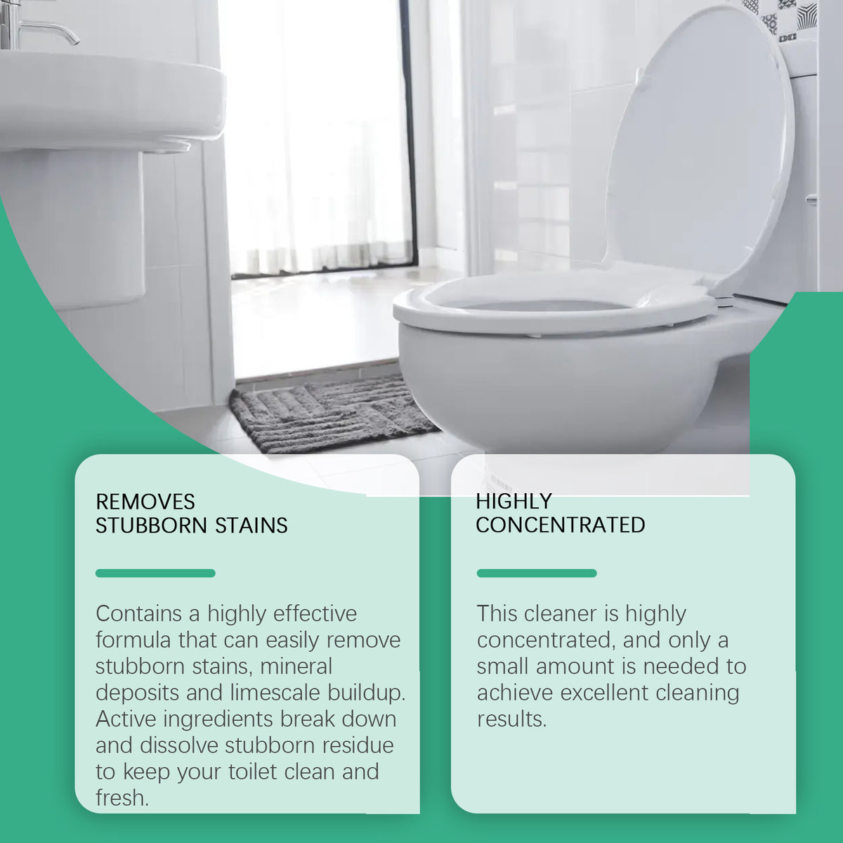 Toilet Stain Remover Spray for Stubborn Mineral Buildup
