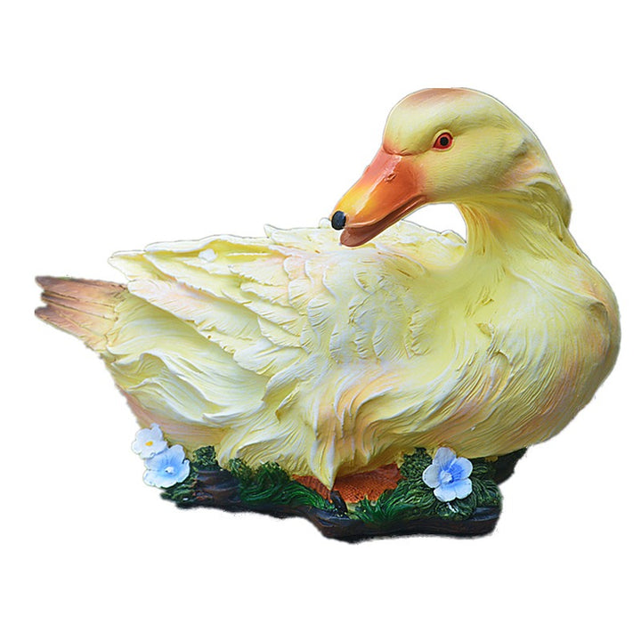Yellow Duck Garden Decor for Pool and Courtyard Areas