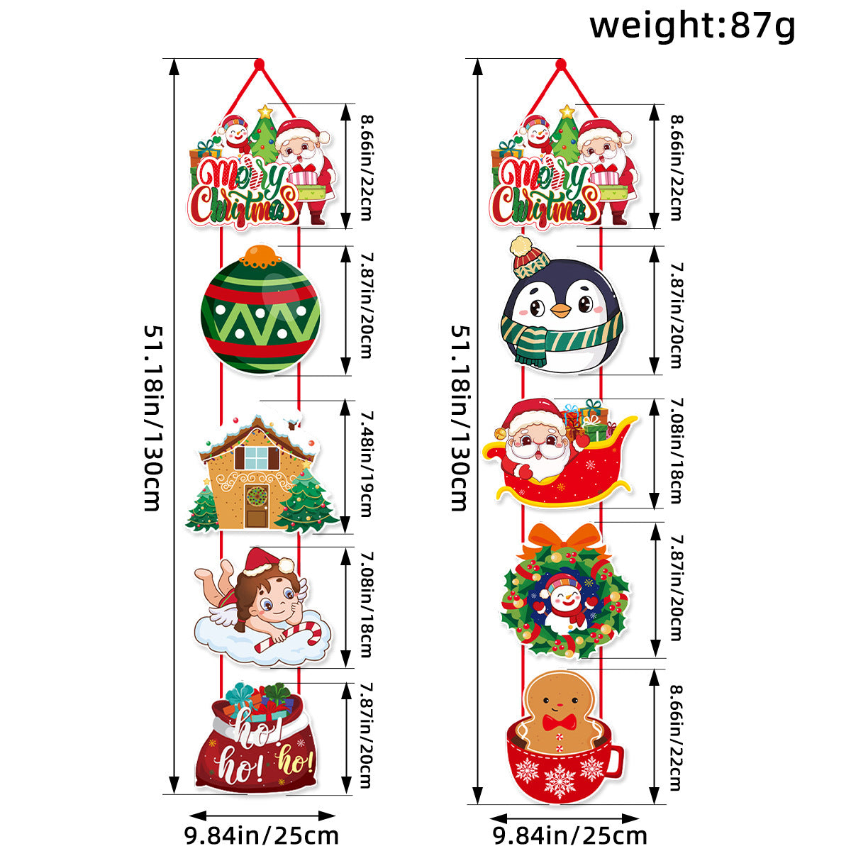 Christmas Door Hanging Decoration For Festive Entryways