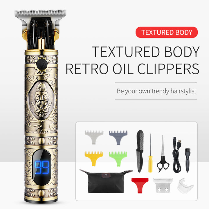 T9 Hair Clipper Kit With Sharp Stainless-Steel Blade