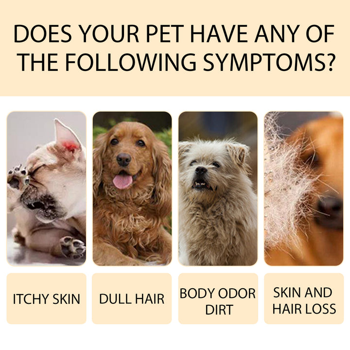 Pet Shampoo for Smooth, Shiny, Tangle-Free Fur Care