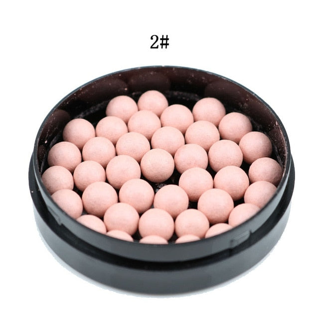 3-in-1 Makeup Blush Compact for Cheeks, Eyes & Contour