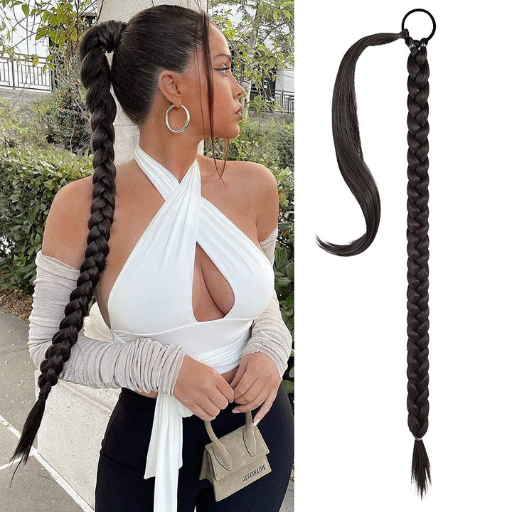 Braided Ponytail Hair Extension for Instant Volume