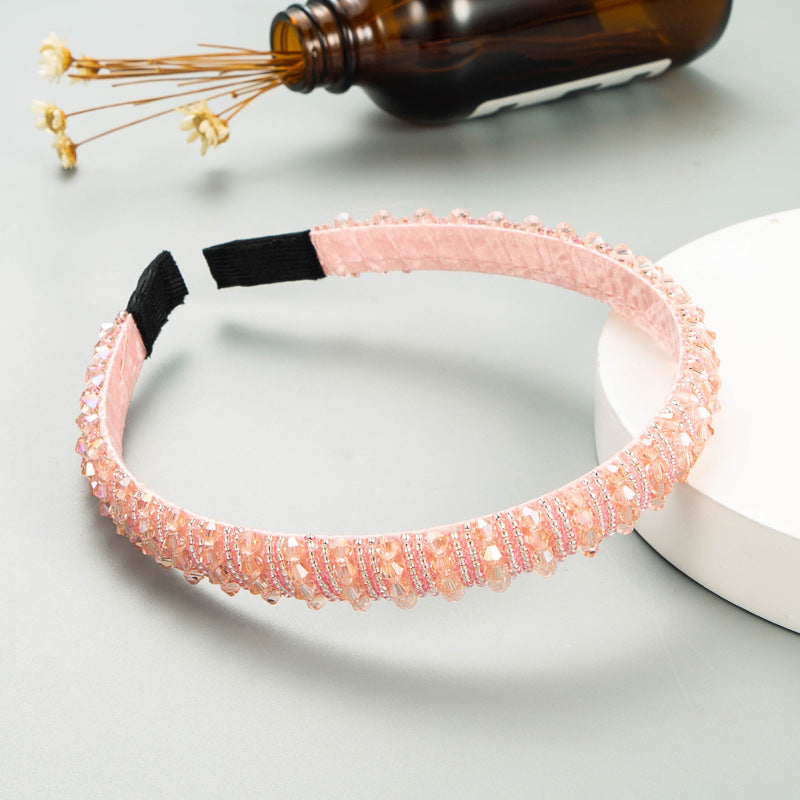 Crystal Hair Band for Face Washing & Elegant Styling
