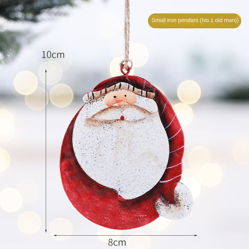 Metal Christmas Ornaments Set for Festive Displays