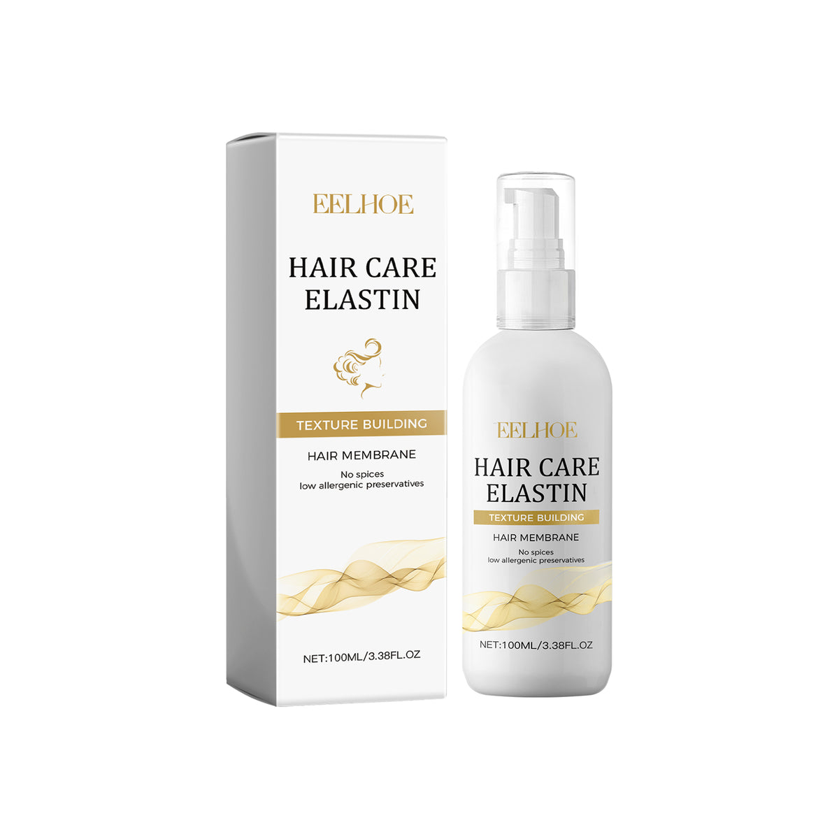 Hair Elastin Treatment for Moisture, Shine & Elasticity