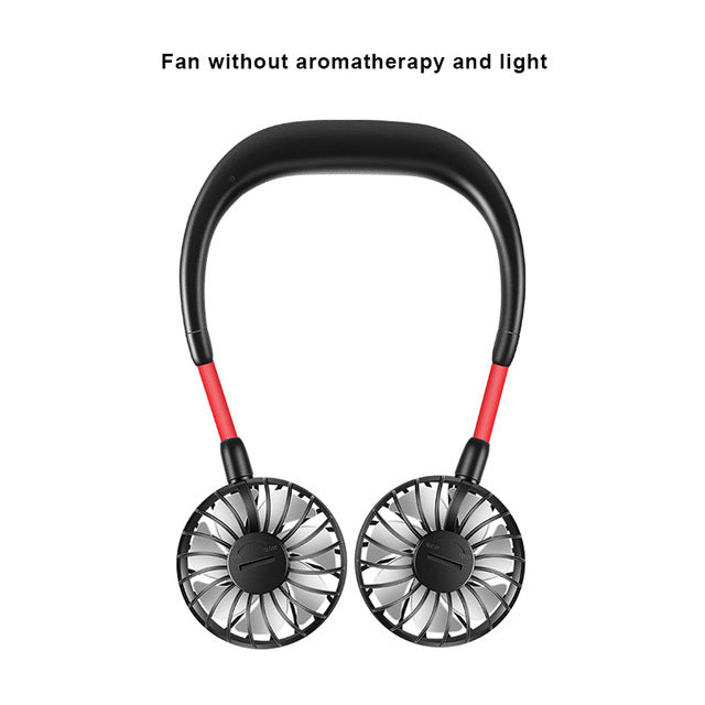 Neck Fan Hands Free: 360° Wearable Cooling Fan