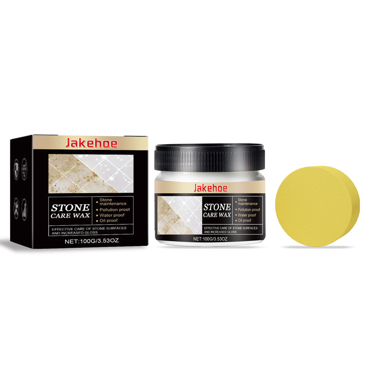 Stone Care Wax for Stain Removal, Shine & Protection