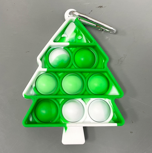 Christmas Rodent Bubble Toy Keychain Puzzle for Kids