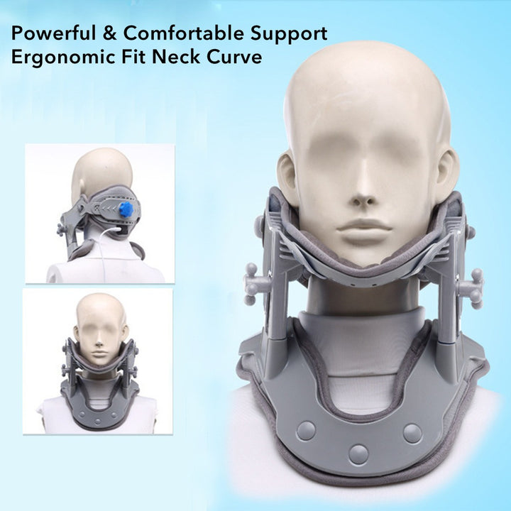 Heated Cervical Traction Collar — Spine Alignment & Pain