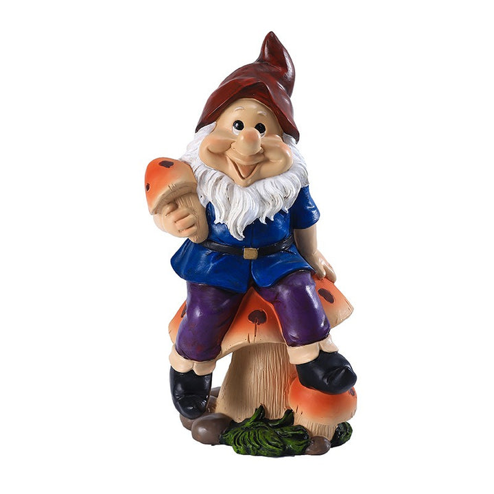 Hand-Painted Garden Gnome Decor for Whimsical Outdoor Spaces