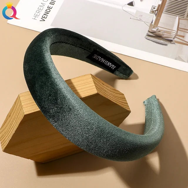 Velvet Wide Headband for Comfortable Polished Style
