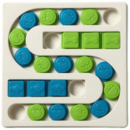Interactive Dog Puzzle Feeder for Slower Treat Time