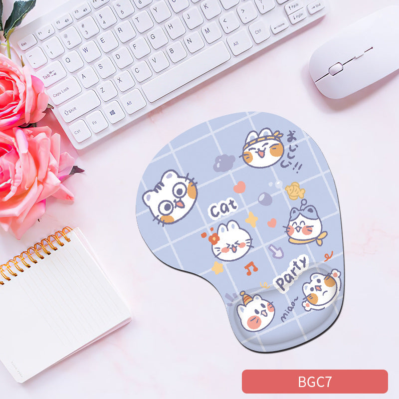 Silicone Wrist Mouse Pad with Cushioned Wrist Support