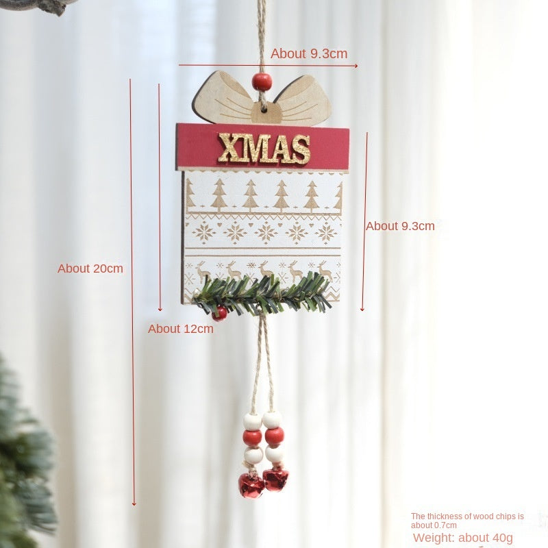 Wooden Christmas Ornaments for Rustic Holiday Decor