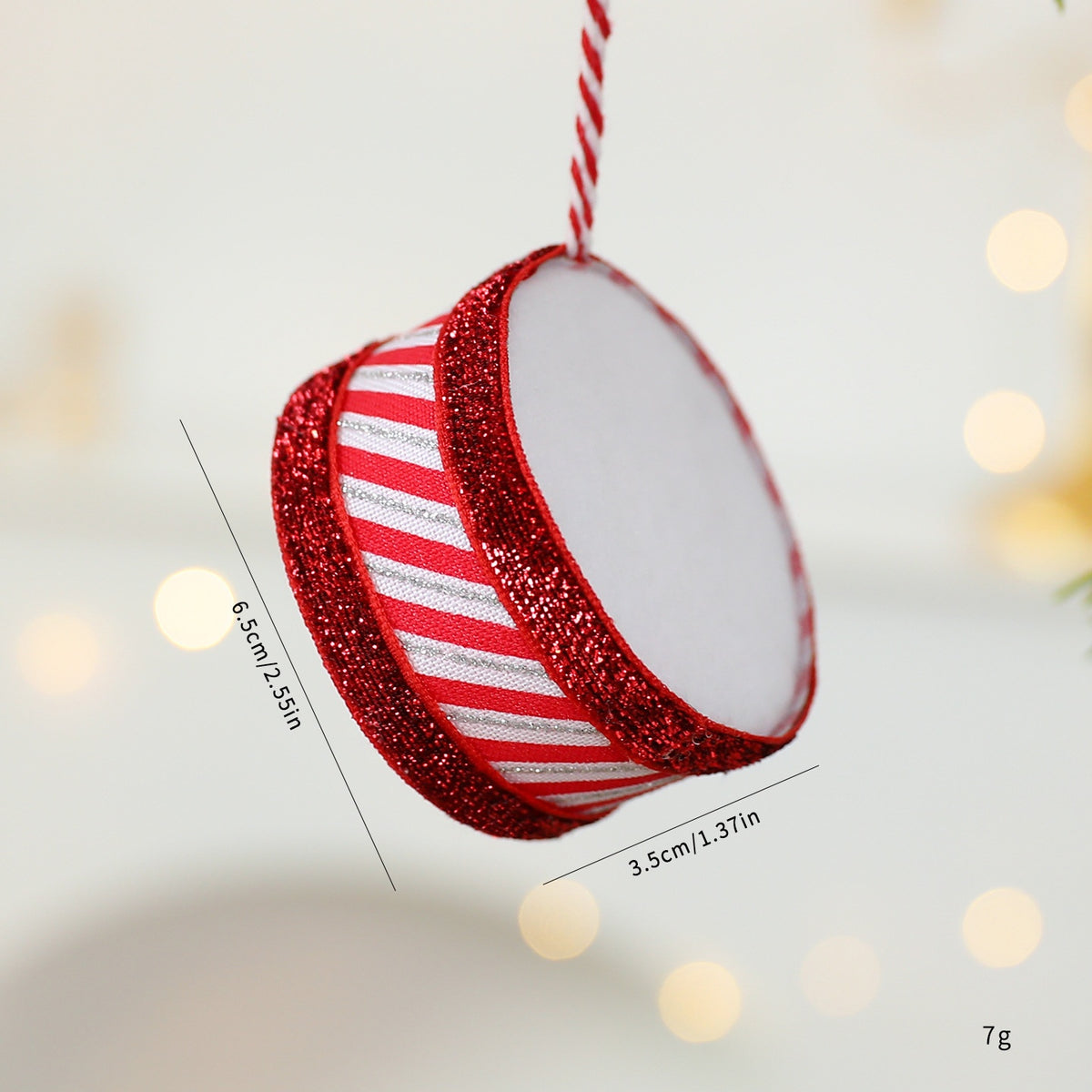 Grinch Drum Christmas Ornaments for Playful Trees