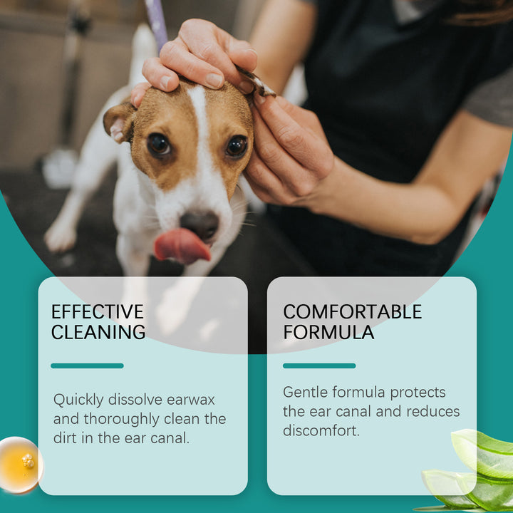 Pet Ear Wash for Cats & Dogs | Gentle Ear Cleaning